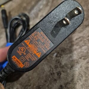 Sony Black AC Adapter with Orange Label